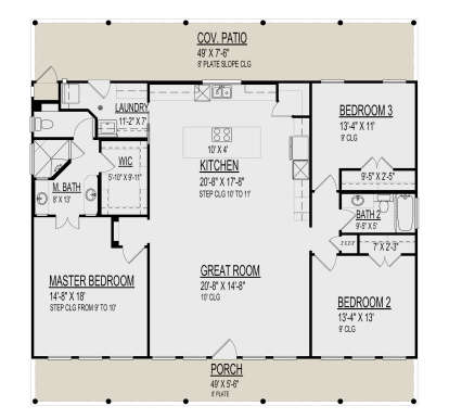 Main Floor  for House Plan #9300-00046