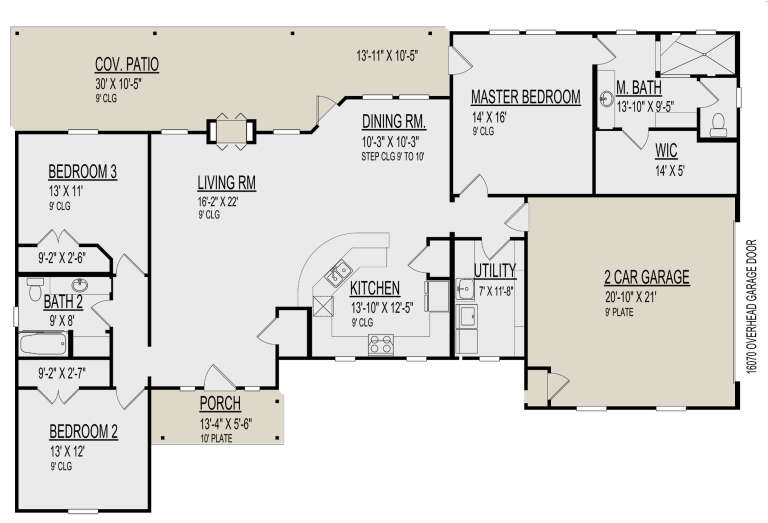 House Plan House Plan #30381 Drawing 1