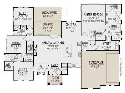 Main Floor  for House Plan #9300-00050