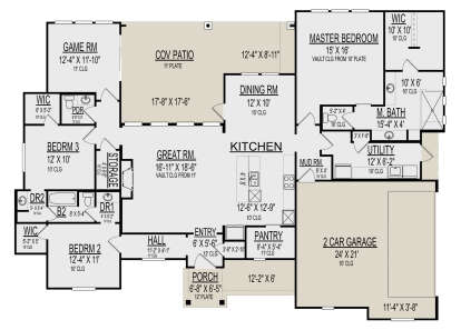 Main Floor  for House Plan #9300-00051