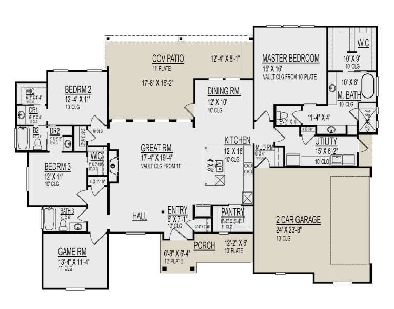 House Plan House Plan #30385 Drawing 1
