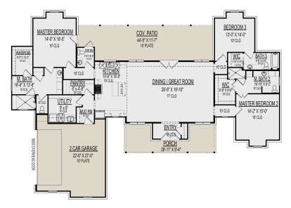 Main Floor  for House Plan #9300-00056