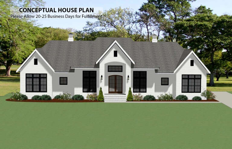 House Plan House Plan #30389 Front Elevation 