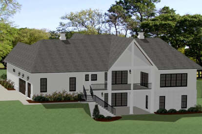 European House Plan #6849-00159 Elevation Photo