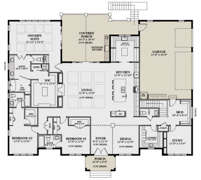 Main Floor  for House Plan #6849-00159