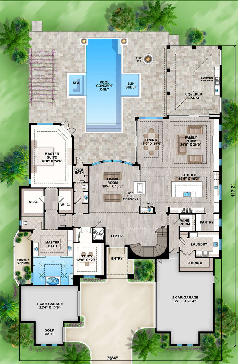 House Plan House Plan #30390 Drawing 1