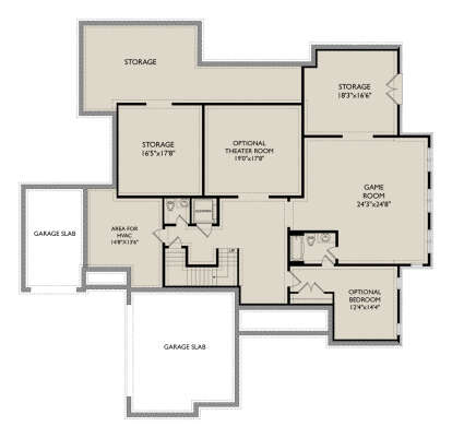 Basement for House Plan #957-00120