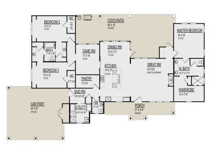 Main Floor  for House Plan #9300-00057