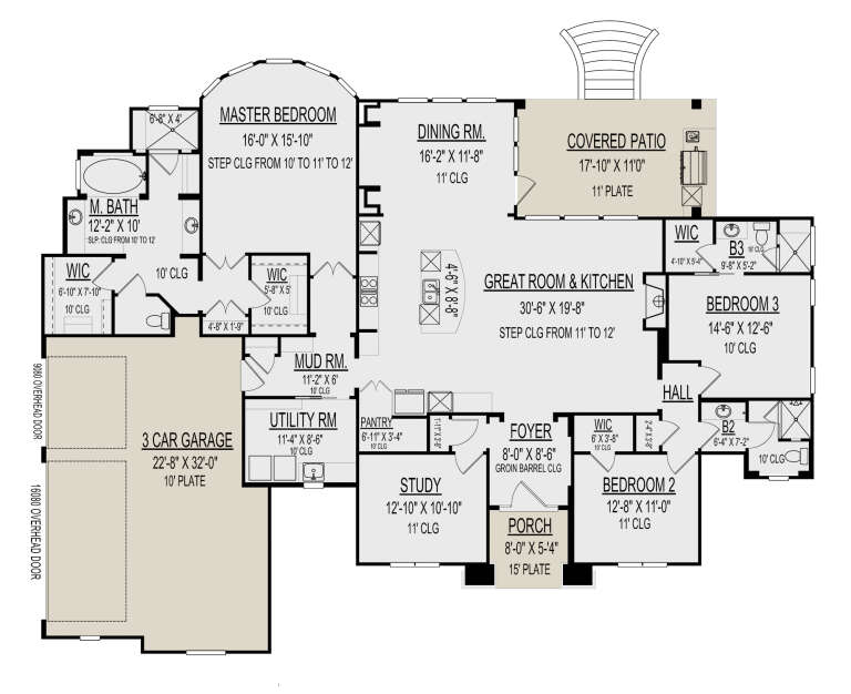 House Plan House Plan #30397 Drawing 1