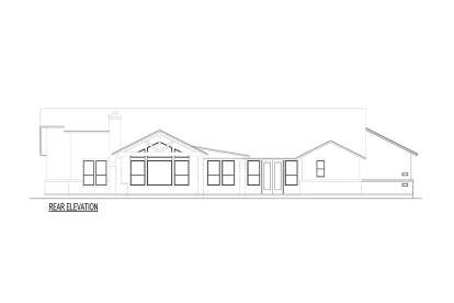 Ranch House Plan #9300-00061 Elevation Photo