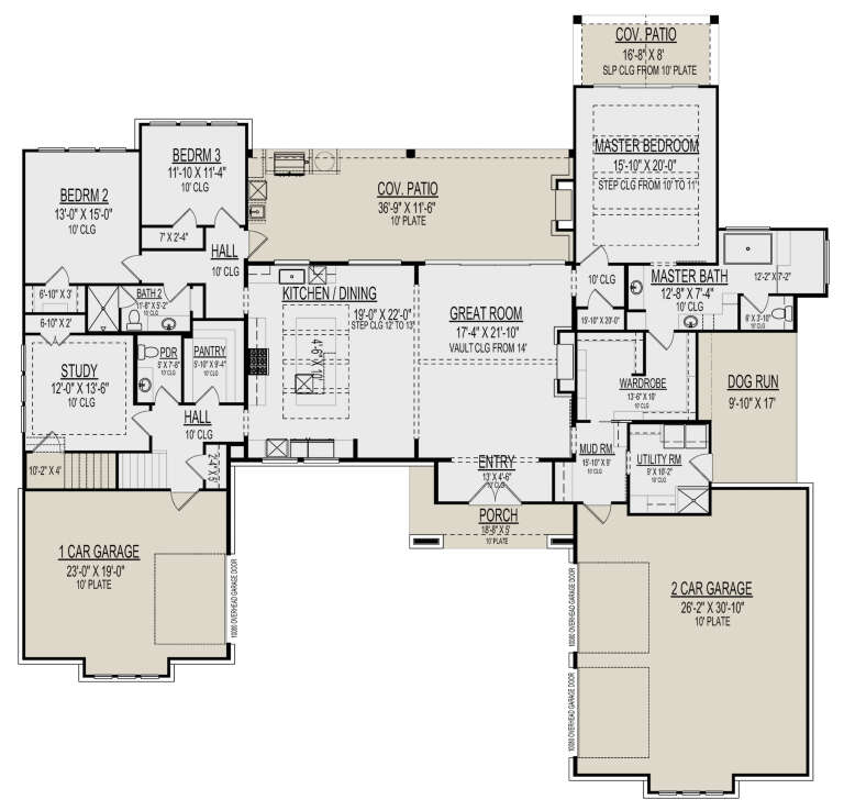 House Plan House Plan #30402 Drawing 1