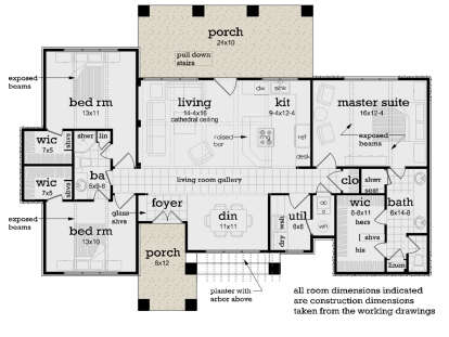 Main Floor  for House Plan #048-00301