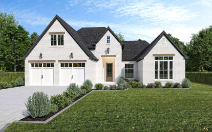 European House Plan #7516-00079 Elevation Photo