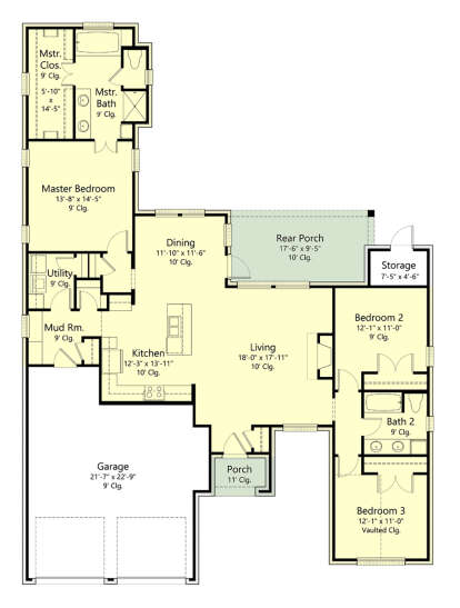 Main Floor  for House Plan #7516-00079