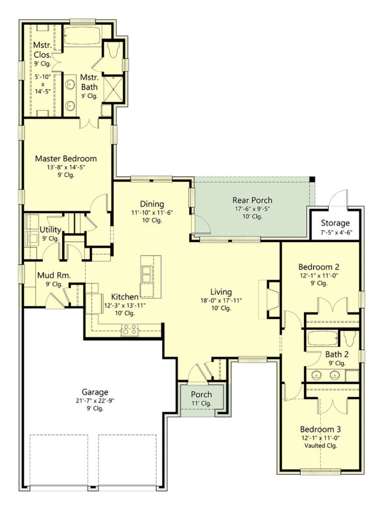 House Plan House Plan #30409 Drawing 1