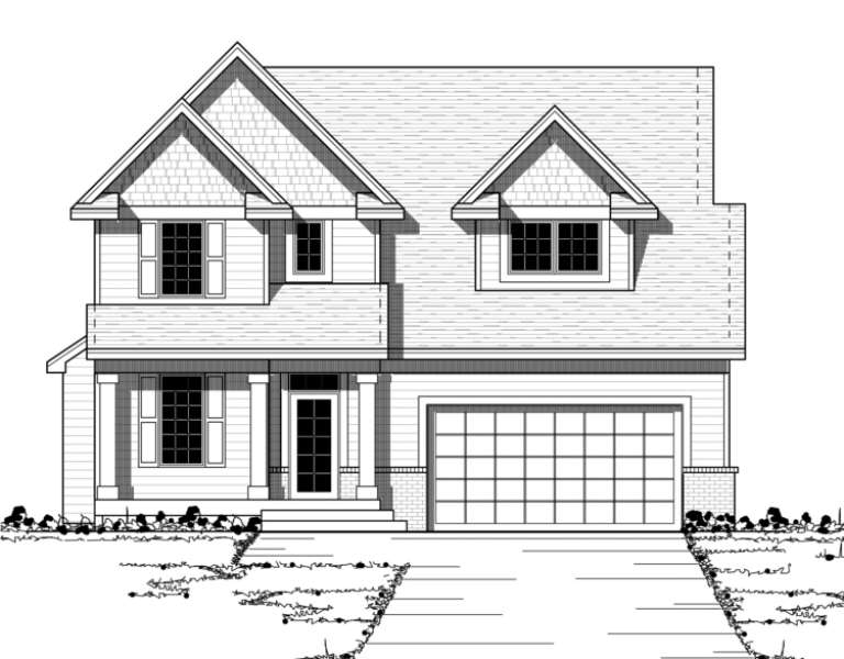 Traditional House Plan #098-00082 Elevation Photo