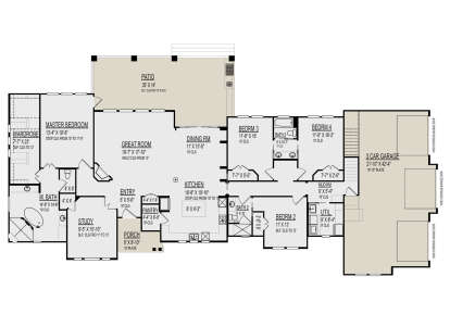 Main Floor  for House Plan #9300-00069