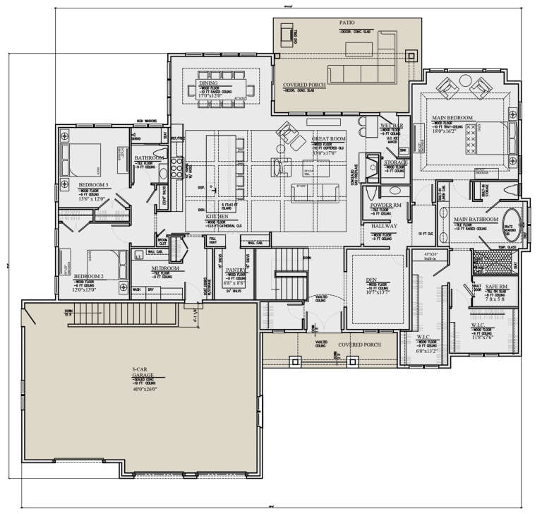 House Plan House Plan #30412 Drawing 1