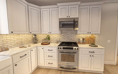 Modern Farmhouse House Plan #009-00389 Additional Photo