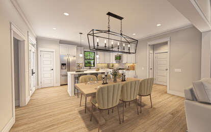 Modern Farmhouse House Plan #009-00389 Additional Photo