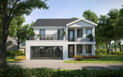 Modern House Plan #9185-00010 Elevation Photo