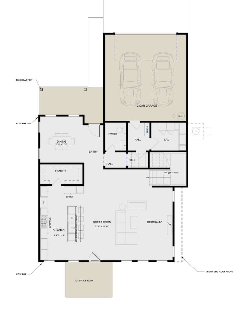 House Plan House Plan #30419 Drawing 1