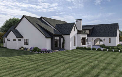 Modern Transitional House Plan #963-00874 Elevation Photo