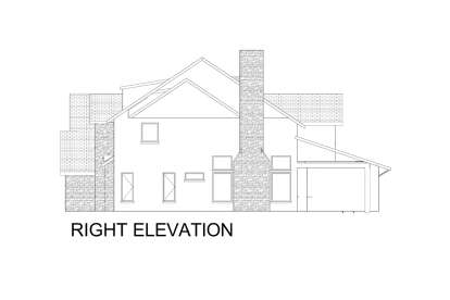 Modern Transitional House Plan #9300-00073 Elevation Photo