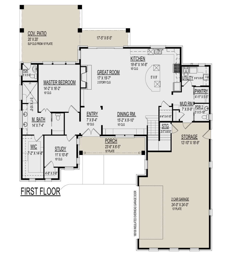 House Plan House Plan #30425 Drawing 1