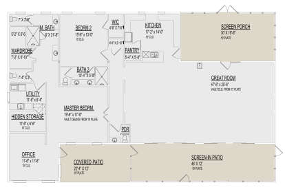 Main Floor  for House Plan #9300-00077