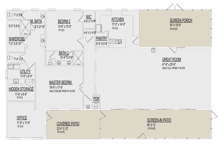 House Plan House Plan #30426 Drawing 1