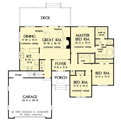 Main Floor  for House Plan #2865-00406