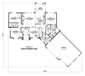 Main Floor for House Plan #098-00084
