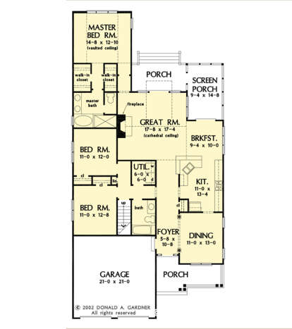 Main Floor  for House Plan #2865-00408