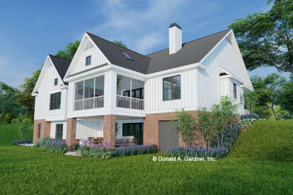 Modern Farmhouse House Plan #2865-00412 Elevation Photo