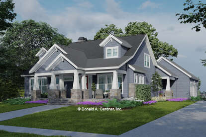 Craftsman House Plan #2865-00413 Elevation Photo