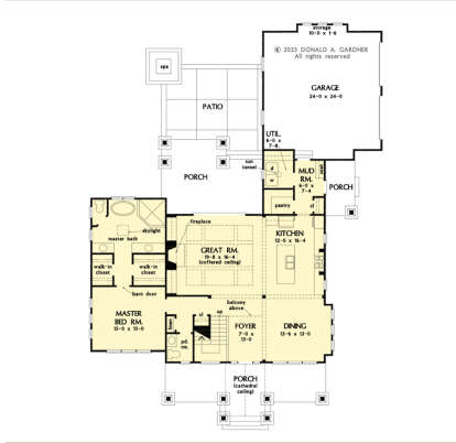 Main Floor  for House Plan #2865-00413