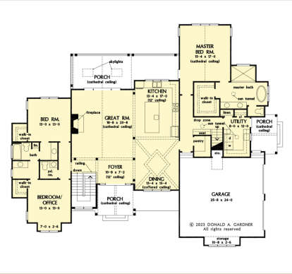 Main Floor  for House Plan #2865-00414
