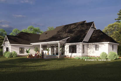Modern Farmhouse House Plan #2865-00415 Elevation Photo