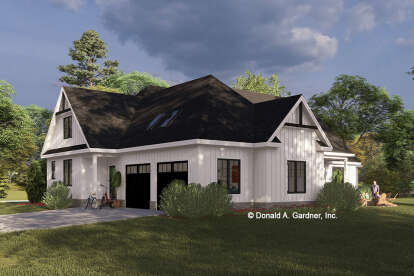 Modern Farmhouse House Plan #2865-00415 Elevation Photo