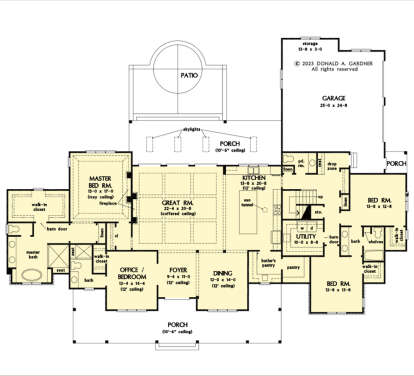Main Floor  for House Plan #2865-00415