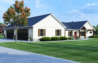 Barn House Plan #5032-00270 Elevation Photo