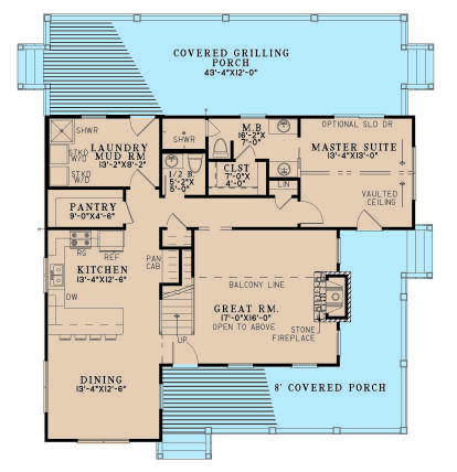 Main Floor  for House Plan #8318-00381