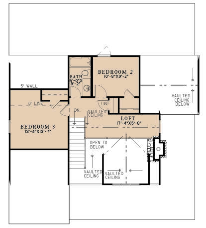 Second Floor for House Plan #8318-00381