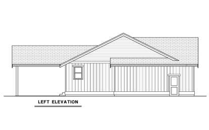 Modern Farmhouse House Plan #2464-00123 Elevation Photo