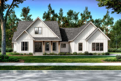 Modern Farmhouse House Plan #041-00351 Elevation Photo