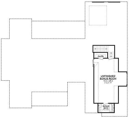 Bonus Room for House Plan #041-00351