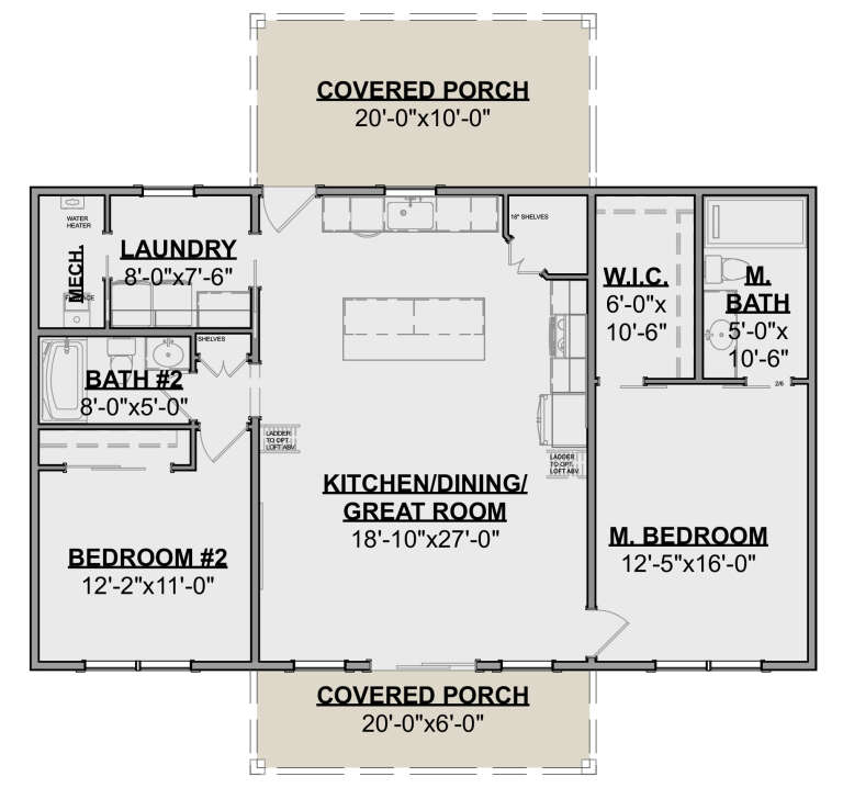 House Plan House Plan #30447 Drawing 1