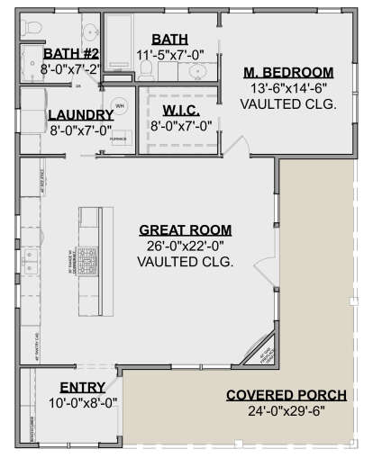 Main Floor  for House Plan #1462-00094