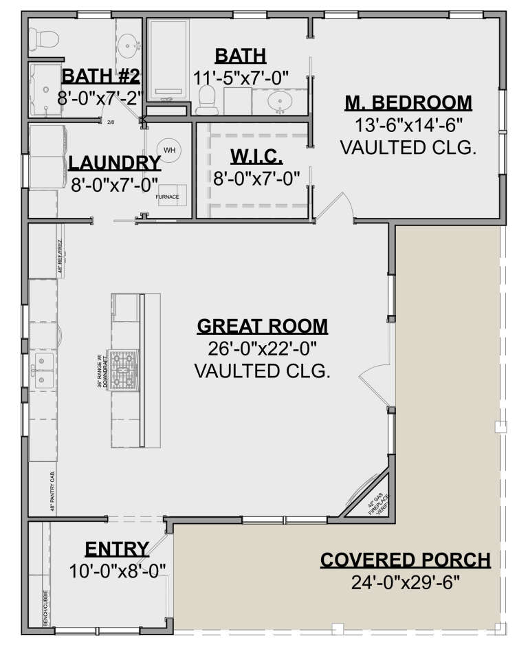 House Plan House Plan #30449 Drawing 1
